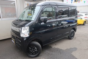 エブリィ　ジョインターボ　４WD　ハイルーフ　リフトアップカスタム車　希少４ＷＤ＆ターボ車　衝突軽減スズキセーフティサポートシステム搭載　社外１３インチアルミ