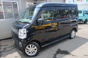 エブリィワゴン　ＰＺターボ　ハイルーフ　４ＷＤ　衝突軽減スズキセーフティサポートシステム搭載　純正ナビ＆フルセグＴＶ＆Ｂカメラ　パワースライドドア