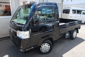 アクティトラック　タウン　最終型　ワンオーナー車　5速ミッション車　走行少ない１８０００キロの特選車　希少ボディカラーブラックパール　純正オプションフォグランプ　