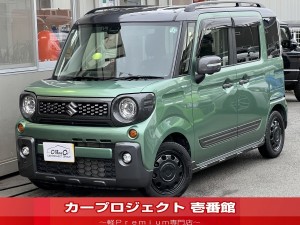 スペーシアギア　ハイブリッドＸＺターボ　スズキセーフティ　純正８型ナビ　全方位カメラパッケージ　両側電動スライド　ビルトインＥＴＣ　フルセグＴＶ　ＣＤ　ＤＶＤ　ＢＴ接続　ＵＳＢ　シートヒーター　リアサーキュレーター　ＨＵＤ　サイドバイザー　走行２４４００Ｋｍ