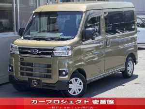 サンバー　ディアスターボ　４ＷＤ　スマートアシスト　純正ナビ　Ｂカメラ　ナビ連動前後ドラレコ＆ＥＴＣ２．０　スマートインナーミラー　フルセグＴＶ　ＣＤ　ＤＶＤ　ＵＳＢ　ルーフコンソール　両側自動ドア　ゴムマット　アダプティブクルコン　走行３５００Ｋｍ