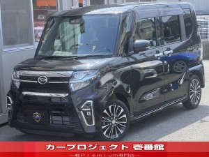 タント　カスタムＲＳセレクション　ターボ　ストラーダナビ　Ｂカメラ　フルセグＴＶ　前後ドラレコ　ＥＴＣ　運転席ロングスライドシート　ハーフレザーシート　シートヒーター　両側自動ドア　ＣＤ　ＤＶＤ　ブルートゥース　コーナーセンサー　純正アルミ　走行８６００Ｋｍ