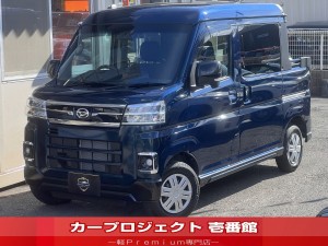 アトレー　デッキバン　ターボ車　純正ナビ　フルセグＴＶ　Ｂカメラ　ナビ連動ドラレコ　ＥＴＣ　ＣＤ　ＤＶＤ　ＵＳＢ　ブルートゥース接続　フロアマット　サイドバイザー　両側自動ドア　アダプティブクルコン　スマートアシスト