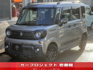 スペーシアギア　ハイブリッドＸＺターボ　全方位モニター付純正９型ナビ　フルセグＴＶ　両側自動ドア　前後ドラレコ　ＥＴＣ２．０　ＣＤ　ＤＶＤ　ＢＴ接続　カープレイ　フロアマット　サイドバイザー　ＡＣ１００Ｖ　シートヒーター　スズキセーフティ