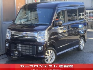 ＮＶ１００クリッパーリオ　Ｇターボ　ハイルーフ　純正ナビ　フルセグＴＶ　Ｂカメラ　ナビ連動ドラレコ＆ＥＴＣ２．０　リア５面スモークフィルム　黒革調シートカバー　ＣＤ　ＤＶＤ　ＢＴ接続　左側電動ステップ　両側自動ドア　フロアマット　サイドバイザー　走行１２３００Ｋｍ