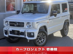 ジムニー　ＸＣターボ　４ＷＤ　届出済未使用車　６型　ダムドリトルＧコンプリートキット　バックセンサー　クルコン　シートヒーター　本革巻きハンドル　フルフラットシート　車線逸脱警報　衝突被害軽減　スズキセーフティサポート　純正１６アルミ　禁煙車