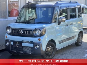 スペーシアギア　ハイブリッドＸＺターボ　イクリプスナビ　フルセグＴＶ　Ｂカメラ　前後ドラレコ　ビルトインＥＴＣ　両側電動スライド　ＣＤ　ＤＶＤ　サーキュレーター　シートヒーター　フロアマット　サイドバイザー　ＡＣＣ　セーフティサポート　走行２１２００Ｋｍ