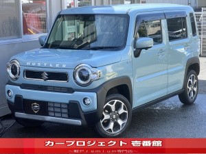 ハスラー　ハイブリッドＸ　４ＷＤ　全方位モニター　純正８型ナビ　前後ドラレコ　ビルトインＥＴＣ　ＣＤ　ＤＶＤ　ＢＴ　シートヒーター　フロアマット　サイドバイザー　インテリアイルミ　カーテシランプ　純正アルミ　スズキセーフティサポート　走行１５９００Ｋｍ