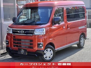 アトレー 　４ＷＤ　ＲＳ ターボ　純正ナビ　フルセグＴＶ　Ｂカメラ　ＥＴＣ　ＣＤ　ＤＶＤ　ＢＴ接続　ＵＳＢ　フロアマット　サイドバイザー　ルーフコンソール　アダプティブクルコン　レーンアシスト　衝突被害軽減ブレーキ　スマートアシスト　走行１１５００Ｋｍ