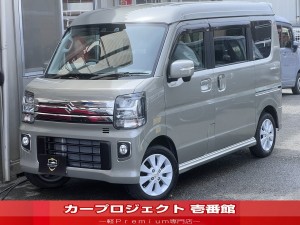 エブリイワゴン ＰＺターボ　ハイルーフ　４ＷＤ　６型ＣＶＴ　バックアイカメラ付ディスプレイオーディオ　Ｂカメラ　左側電動スライド　カープレイ　アンドロイドオート　ＢＴ　ラバーフロアマット　サイドバイザー　シートヒーター　スズキセーフティサポート