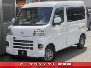ピクシスバン　クルーズターボ　４ＷＤ　ＬＥＤパック　両側電動スライド　純正ナビ　フルセグＴＶ　Ｂカメラ　前後ドラレコ　ビルトインＥＴＣ２．０　リア５面スモークフィルム　フロア＆荷室マット　サイドバイザー　ＣＤ　ＤＶＤ　ＢＴ　社外アルミ　走行２３３００Ｋｍ