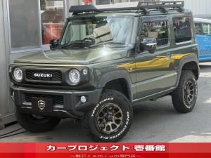 ジムニー　ＸＣターボ　４ＷＤ　リフトＵＰカスタム　カロッツェリアナビ　フルセグＴＶ　Ｂカメラ　前後室内ドラレコ　ＥＴＣ　茶革調カバー　ＯＰグリル　ビルシュタインショック　１インチＵＰサス　ルーフラック　Ｒラダー　ＨＫＳマフラー　ＦＡＲＭ１６ＡＷ　オプカンＲＴ　走行３１３００Ｋｍ