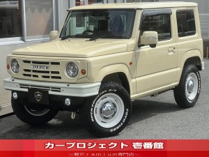 ジムニー XCターボ 5速MT ダムドザルーツコンプリート仕様 カロ8型ナビ フルセグTV Bカメラ ドラレコ ETC キャメル革調シートカバー CD DVD BT接続 USB HDMI DEEN16アルミ オプカンRT 走行3500Km