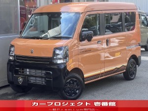 エブリイ　Ｊリミテッド　ターボ車　特別仕様車　純正スマホ連携ディスプレイオーディオ　Ｂカメラ　カープレイ　Ａオート　ＵＳＢ　ＢＴ　両側電動スライド　オートエアコン　立体構造フロアマット　シート＆リアヒータ―　バックセンサー　走行４４００ｋｍ