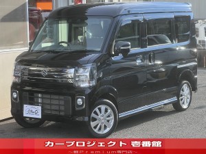 エブリイワゴン　ＰＺターボスペシャル　ハイルーフ　４ＷＤ　６型　外部電源１５００Ｗ　ＡＣ１００Ｖ／１００Ｗ　両側電動スライドドア　左側電動オートステップ　ＬＥＤヘッドランプ　シートヒーター　リアヒーター　スマートキー　純正１４インチアルミ　走行１２９９０ｋｍ