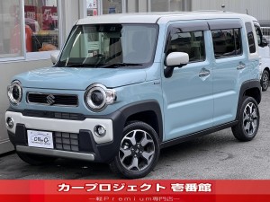 ハスラー　ハイブリッドＸターボ　２トーンカラー　全方位モニター付き純正９型ナビ　フルセグＴＶ　前後ドラレコ　ＥＴＣ　ＣＤ　ＤＶＤ　ＢＴ接続　カープレイ　ハーフレザーシート　シートヒーター　サイドバイザー　純正１５アルミ　スズキセーフティサポート　走行５８８０ｋｍ