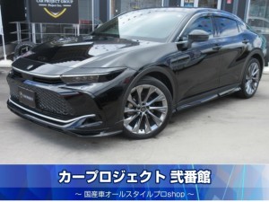 クラウンクロスオーバー　Ｇアドバンスドレザーパッケージ　４ＷＤ　ＧＲフルエアロ　トランクスポイラー　純正１２.３型ディスプイレイオーディオナビ　フルセグＴＶ　全周囲カメラ　ＥＴＣ２．０　黒本革シート　シートヒーター　エアシート　パワートランク　デジタルインナーミラー　ワイヤレス充電　走行１１７００ｋｍ