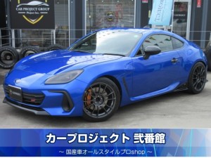 BRZ STIスポーツ 6速MT ワンオーナー 純正9型ナビ フルセグTV Bカメラ ETC ドラレコ 半革 シートヒーター リアソナー SSRⅡ18アルミ ブレンボキャリパー STIサイド&リアエアロ STIハンドルプロテクトガード ヘッドライトスモークフィルム 走行24700km