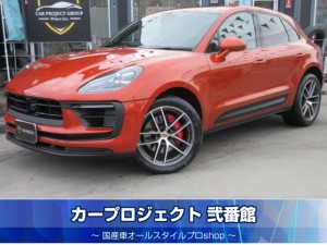 ポルシェ　マカン　Ｓ　ターボ　４ＷＤ　スポーツクロノパッケージ　ガラスサンルーフ　純正１２.３型アンドロイドナビ　全周囲カメラ　ＥＴＣ２．０　前後ドラレコ　本革シート　シートヒーター　衝突軽減ブレーキ　ハンドルアシスト　ブレーキアシスト　３ＺＯＮＥエアコン　純正２０インチアルミ　リアソナー　走行１２１００ｋｍ