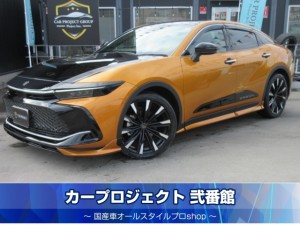 クラウンクロスオーバー　ＲＳ　アドバンスド　サンルーフ　ＧＲフルエアロ　純正１２.３型ディスプレイオーディオナビ　フルセグ　全周囲カメラ　ワイヤレス充電　本革シート　シートヒーター　エアシート　後席電動シェード　専用２１インチアルミ　走行９３００ｋｍ
