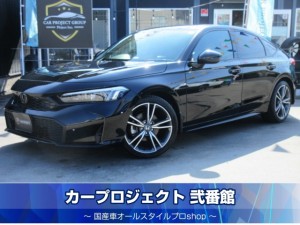 シビックHV e:HEV EX サンルーフ BOSEサウンド 純正9型ナビ フルセグTV バックカメラ ETC2.0 前後ドラレコ ハーフレザーシート シートヒーター ホンダセンシング 前後ソナー LEDライト 純正18インチアルミ 走行2800km
