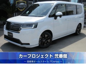 ステップワゴンスパーダ　e：ＨＥＶスパーダ　純正１１．４型ギャザーズナビ　フルセグＴＶ　全周囲カメラ　ＥＴＣ　前後ドラレコ　ホンダセンシング　ハーフレザーシート　シートヒーター　両側自動ドア　電動テールゲート　ＣＭＢＳ　ＬＥＤライト　純正１６アルミ　走行１３８００ｋｍ