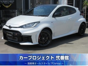 GRヤリス RZハイパフォーマンス 4WD 6速MT マーブル柄ルーフ オプションサブラジエーター JBLサウンド 純正8型コネクティッドナビ フルセグ バックカメラ ETC2.0 ハーフレザーシート 専用ブラック18インチアルミ 専用レッドキャリパー 走行12400km