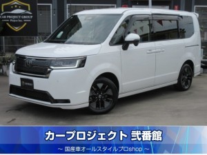 ステップワゴンスパーダ　スパーダ　４ＷＤ　７人乗　純正ナビ　フルセグＴＶ　Ｂカメラ　ＥＴＣ　AppleCarPlay　Androidauto　ハーフレザーシート　シートヒーター　両側自動ドア　電動テールゲート　ホンダセンシング　ＣＭＢＳ　衝突軽減ブレーキ　ＢＳＭ　ＬＥＤライト　純正アルミ　走行１７６００ｋｍ