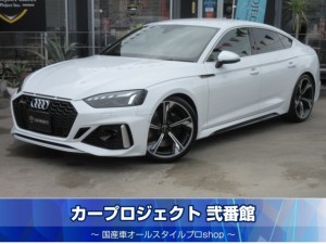 アウディ　ＲＳ５スポーツバッグ　４５０馬力　ＢＡＮＧ＆ＯＬＵＦＳＥＮサウンド　純正ナビ　フルセグＴＶ　全周囲カメラ　ＥＴＣ２．０　本革シート　シートヒーター　パワーバックドア　ワイヤレス充電　ドライバーアシスト　アウディプレセンス　マトリクスＬＥＤライト　走行２９４００ｋｍ